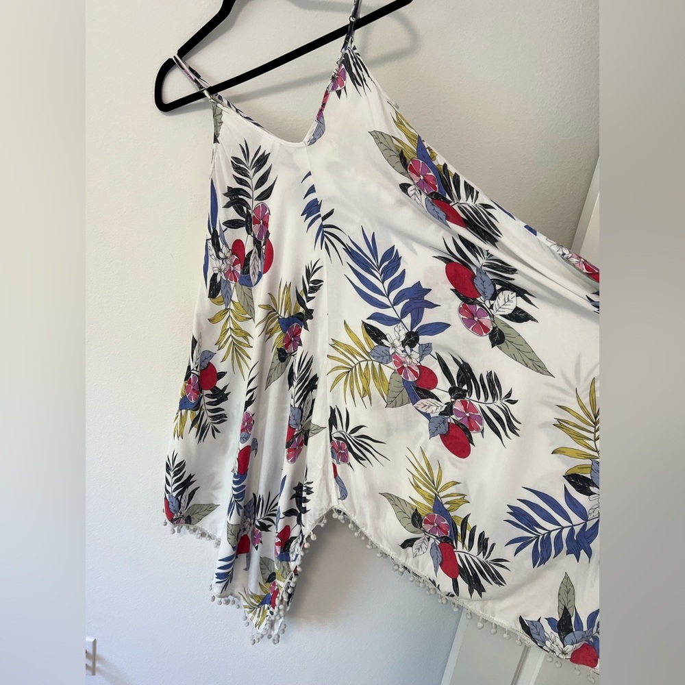 Beachwear by Japna Flowy Floral Print Beach Dress - Picture 7 of 10